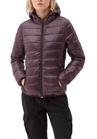 QS MIT KAPUZE - Winterjas - purple