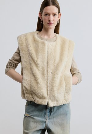 Chaleco - open beige