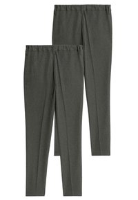 Marks & Spencer 2PACK LEG SCHOOL  - Tygbyxor - grey