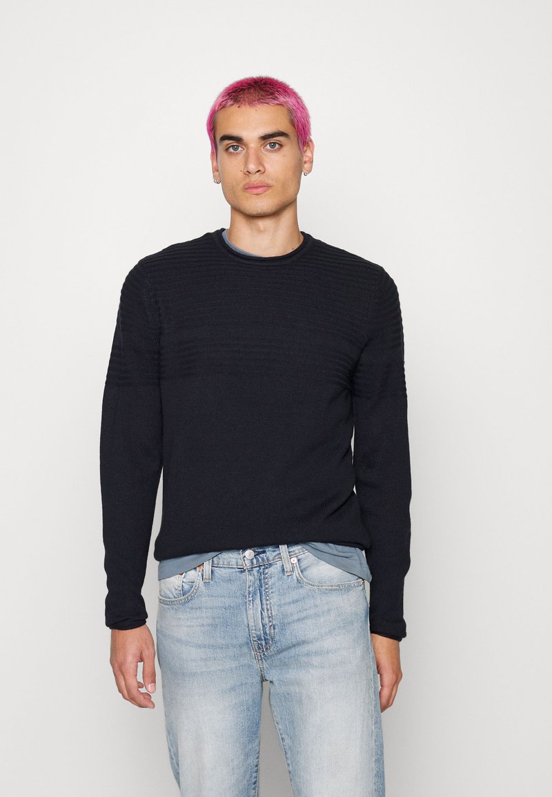 Only & Sons ONSBLADE CREW NECK - Camisola - dark navy