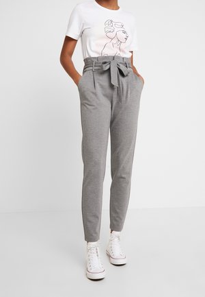 Pantalon classique - mottled dark grey