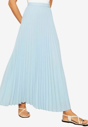 FLOWY REGULAR FIT - Veckad kjol - pale blue