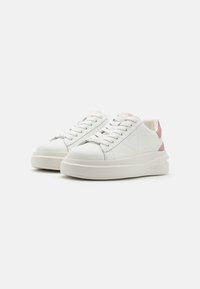 Guess ELBA - Sportbačiai - white/pink