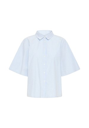 ICHI, IHGARIA SHORT SLEEVE - Chemisier - light blue stripe