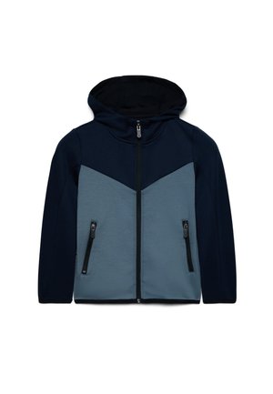 Terranova, FELPA TINTA UNITA - Felpa con zip - blu