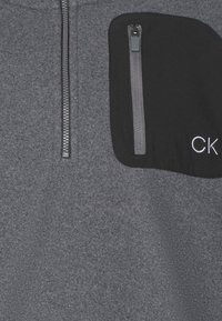 Calvin Klein Golf PLANET HALF ZIP - Fleecepaita - charcoal marl