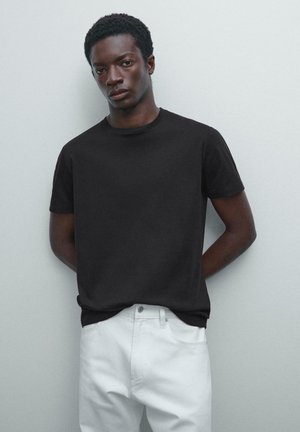 T-shirt basic - metallic black