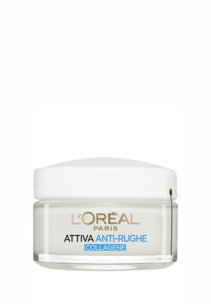 ATTIVA ANTI-RUGHE GIORNO COLLAGENE TRATTAMENTO IDRATANTE 35+ RIDUCE LE PRIME RUGHE, MIGLIORA L'ELASTICITÀ E IDRATA 24H, 50 ML - Crema da giorno - trasparente