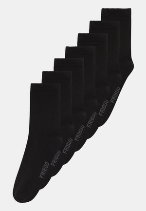 7 PACK UNISEX - Calze - black