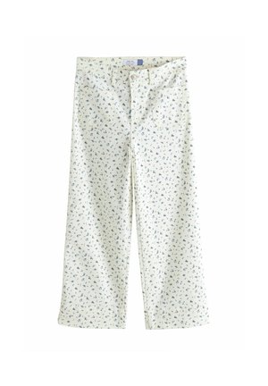 Next, JEANS  . - Jeans Straight Leg - ecru ditsy print