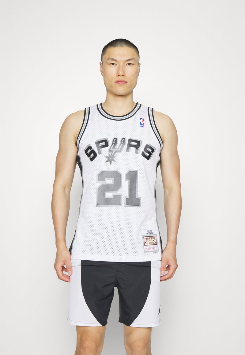 Mitchell & Ness NBA SWINGMAN SAN ANTONIO SPURS 98 TIM DUNCAN - Maillot NBA - white