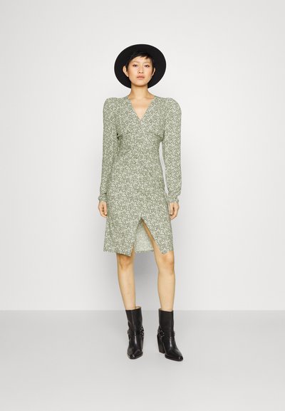 DESIGNERS REMIX HAWAII MIDI DRESS - Φόρεμα ημέρας - khaki