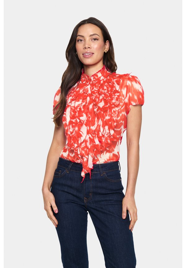 LILJA CRINKLE - Hemdbluse - poinciana water blooms