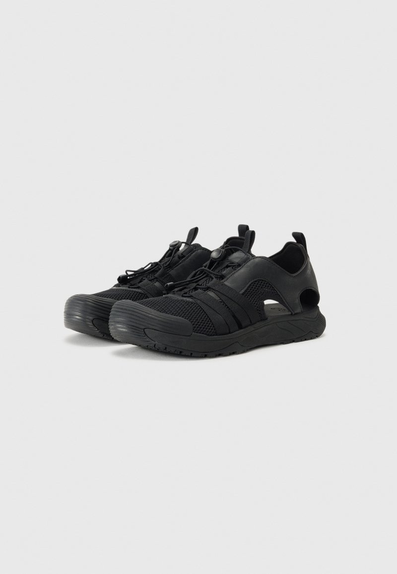 Sandalias Hydra Trek Para Hombre | Teva | Punta Cerrada Y Agarre Top Para Aventuras Acuáticas | Cierre Rápido Y Secado Rápido | Color Negro