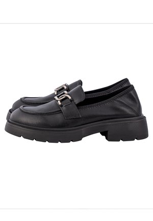 Cesare Gaspari Scarpe senza lacci - black