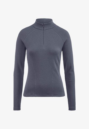 hessnatur, LONGSLEEVE - Strickpullover - schieferblau