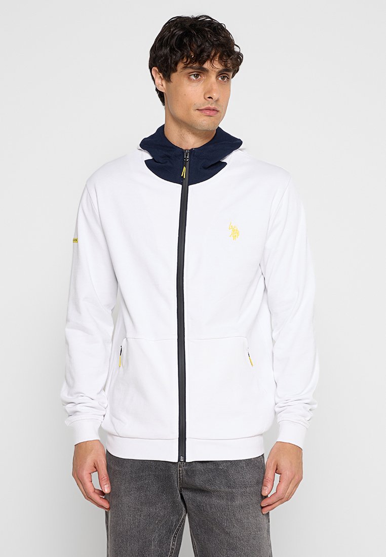 U.S. Polo Assn. Sweater met rits wit