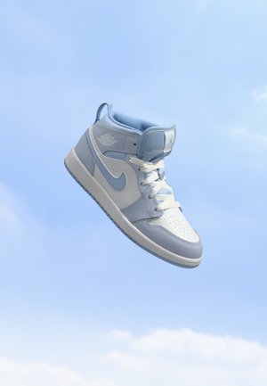 Jordan, JORDAN 1 MID BP UNISEX - Високи маратонки - hydrogen blue/white-aluminum