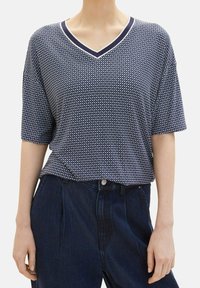 TOM TAILOR Camiseta estampada - mottled blue