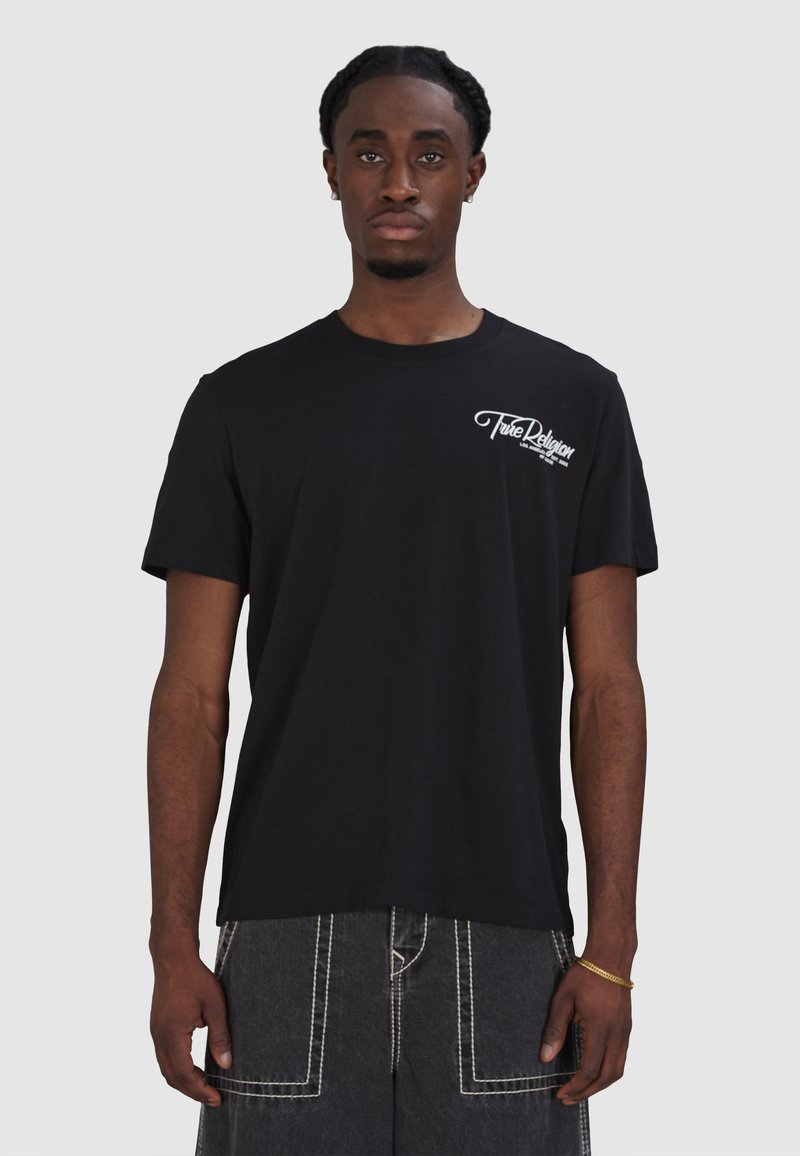 True Religion - T-Shirt print - black, Vergrößern