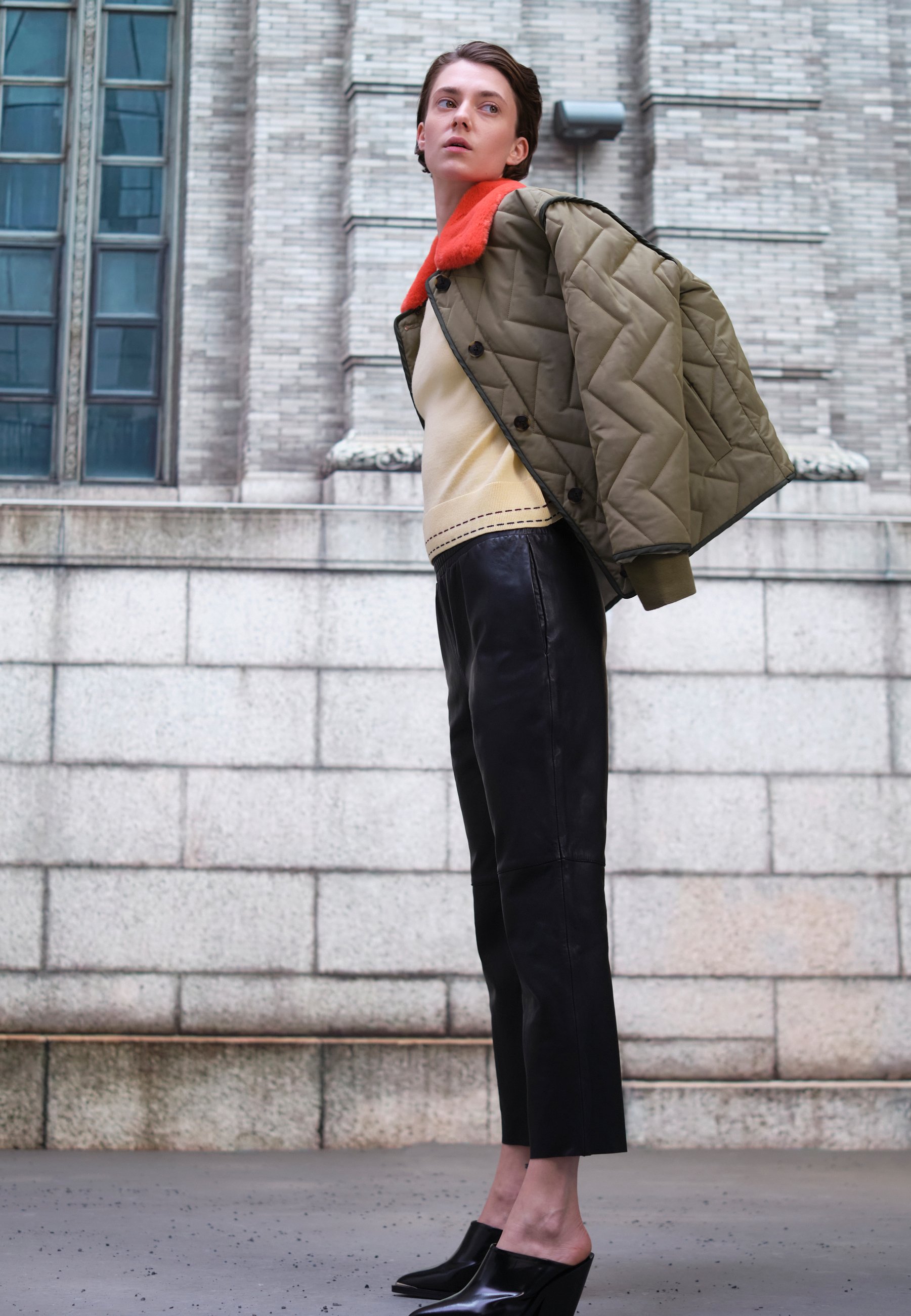 PS Paul Smith TROUSERS - Pantaloni di pelle - black/nero - Zalando.it
