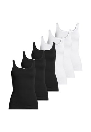 6 PACK - Aluspaita - schwarz   weiß