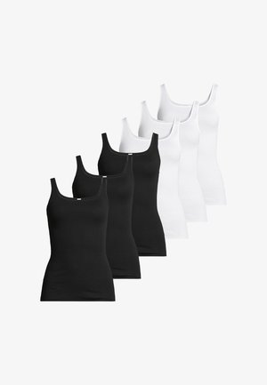 6 PACK - Caraco - schwarz weiß