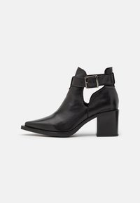 LEATHER  - Ankle boots - black
