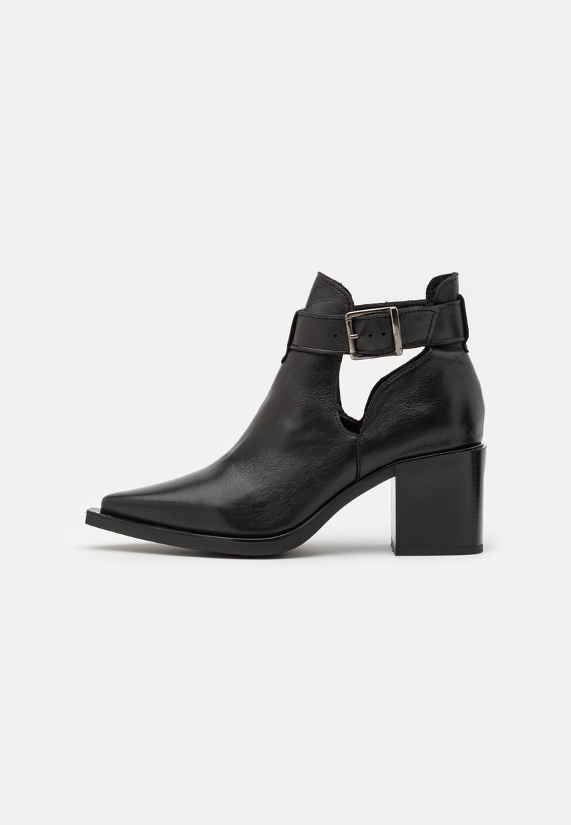 Zign - LEATHER  - Ankelboots - black, Förstora