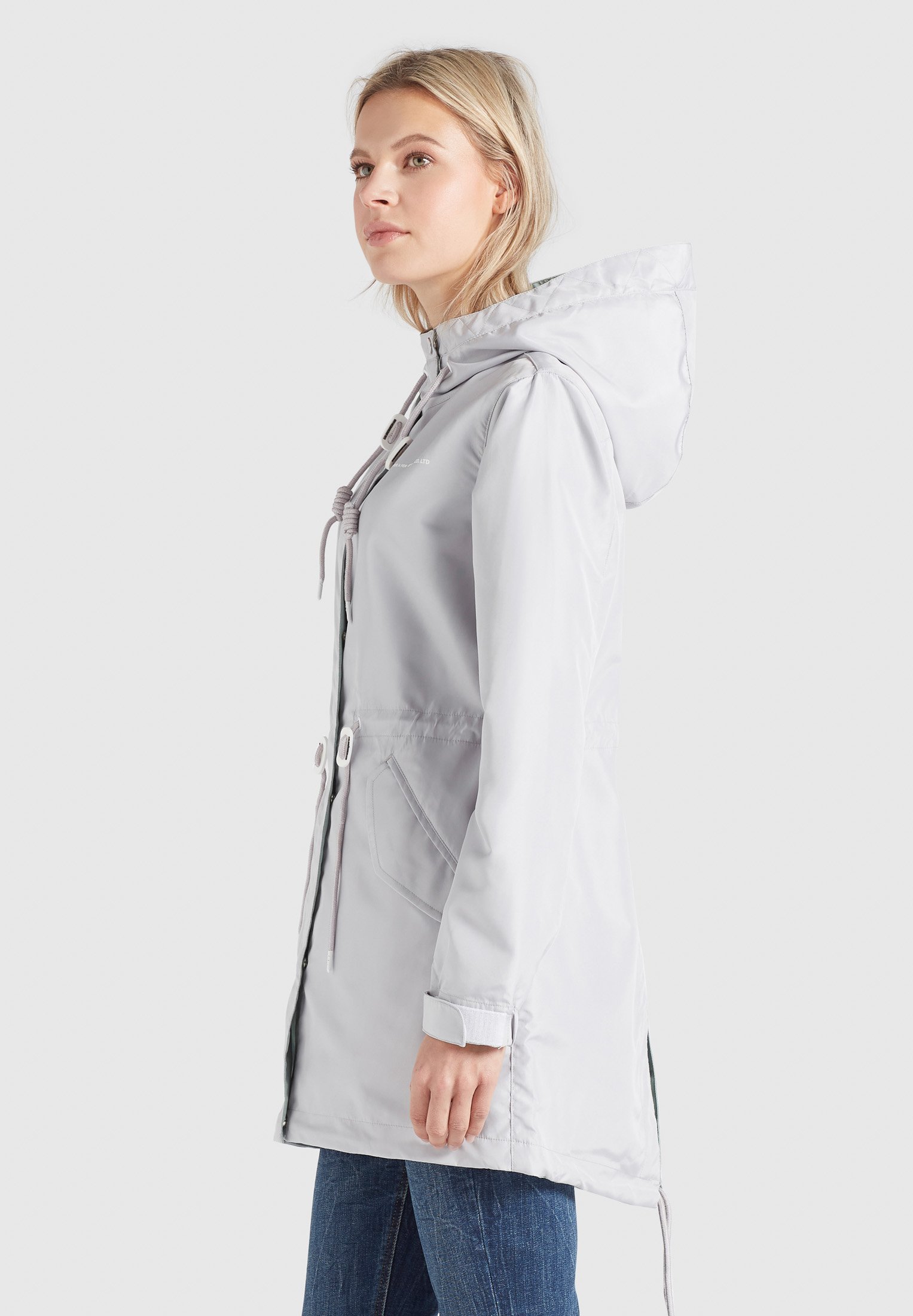 khujo EMURI - Parka - light grey/gris claro - Zalando.es
