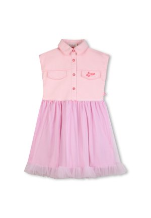 DRESS - Blusenkleid - pink/off white