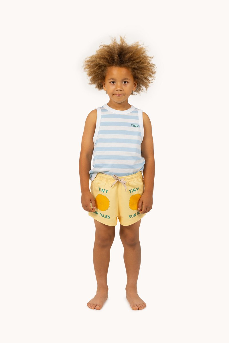 TINYCOTTONS - TANK TOP UNISEX - Top - dusty blue/off-white, Enlarge