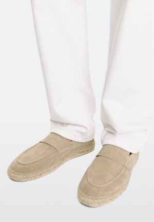 Massimo Dutti WITH PENNY STRAP - Espadrilles - sand