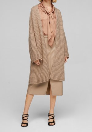 s.Oliver BLACK LABEL, Strickjacke - mottled beige