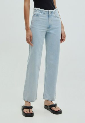 EDITED AYA - Straight leg jeans - blue denim