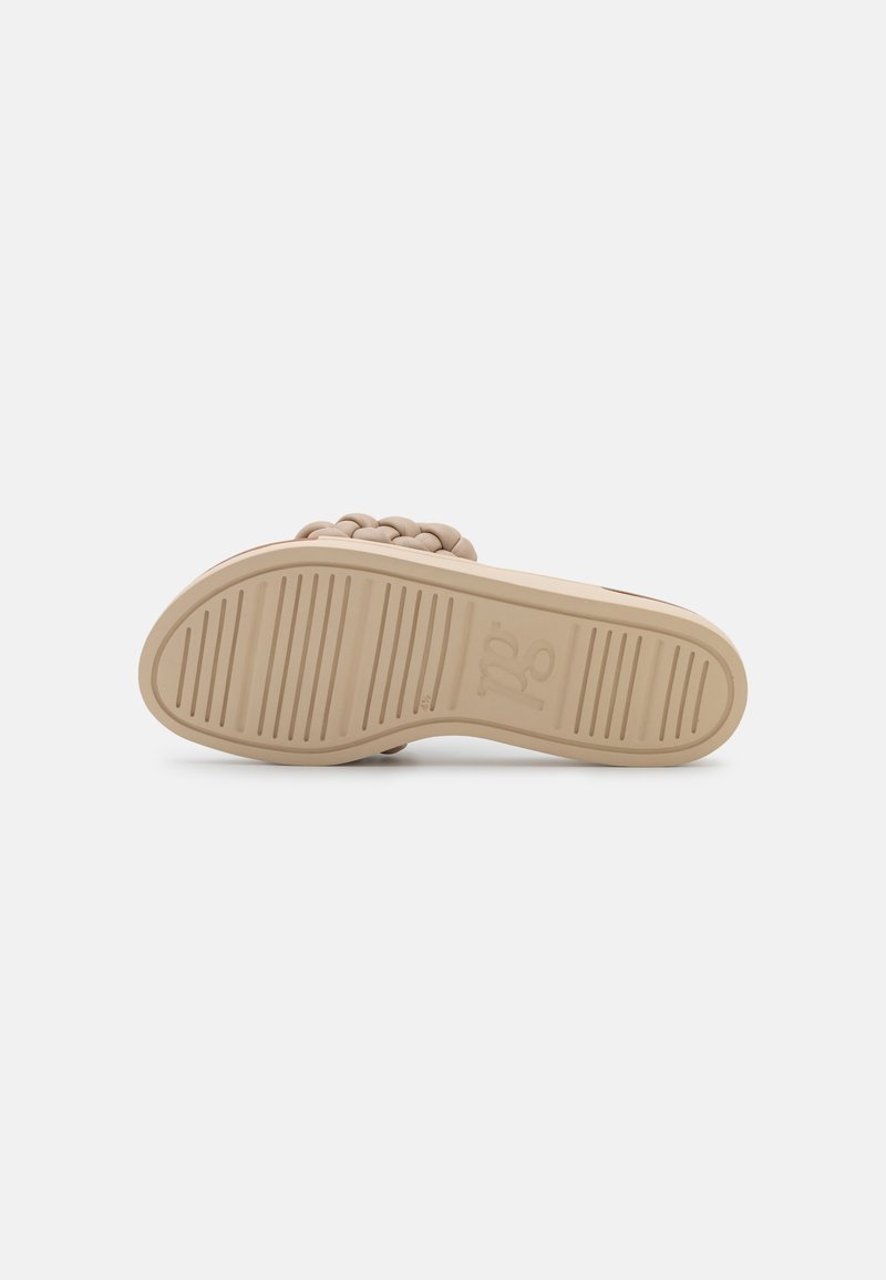 Damen Flache Pantoletten | Paul Green Pantolette flach dakar/beige - PH58531 Damen Flache Pantoletten | Paul Green Pantolette flach dakar/beige - PH58531