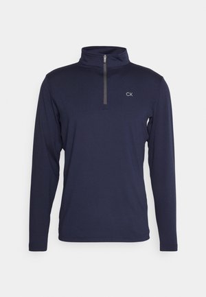 Calvin Klein Golf NEWPORT HALF ZIP - Maglietta a manica lunga - navy