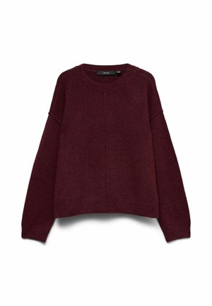 Vero Moda, VMBESTI O NECK - Pullover - windsor wine