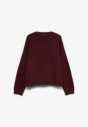 Vero Moda, VMBESTI O NECK - Pullover - windsor wine