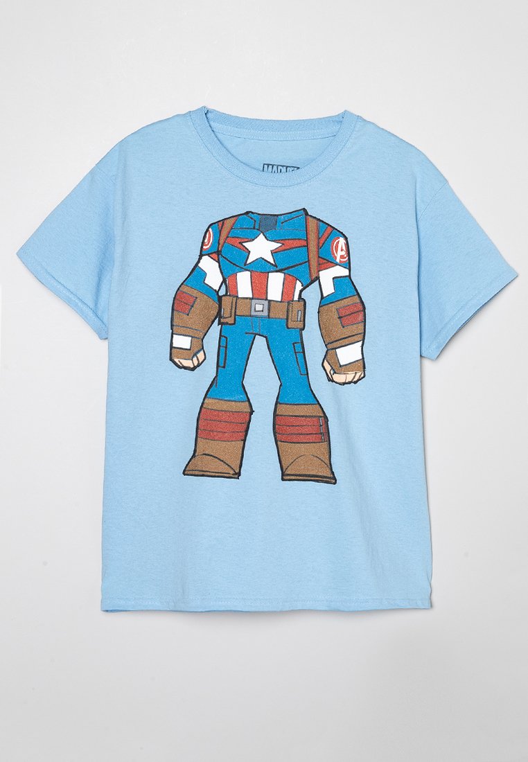 Marvel T-shirt print lichtblauw