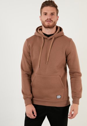 Buratti Felpa con cappuccio - light brown