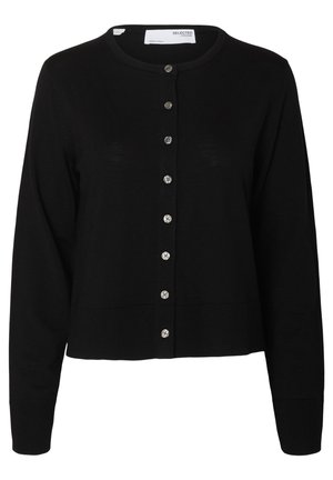 Selected, SLFTHEA CARDIGAN - Kardigan - black