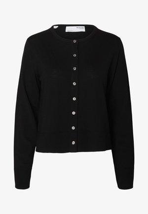 Selected, SLFTHEA CARDIGAN - Kardigan - black