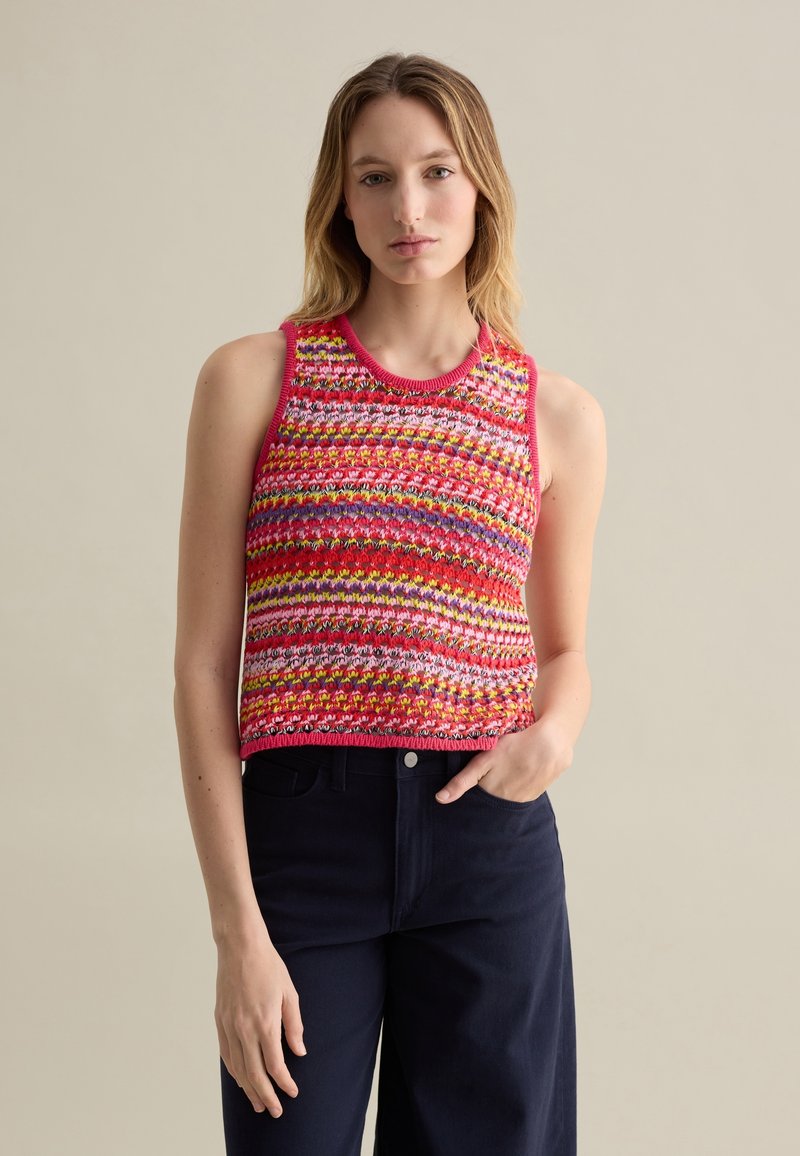PIOMBO TANK - Strickpullover - red pink