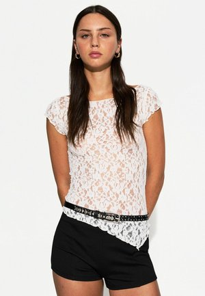 THIN BEADED - Belt - black