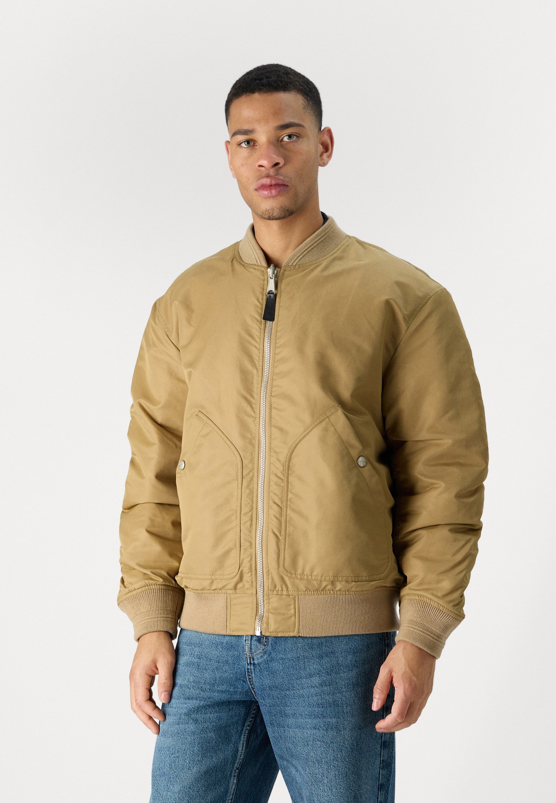 Diesel HELD - Bomber Jacket - beige - Zalando