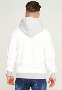 Jack & Jones Felpa con cappuccio - white