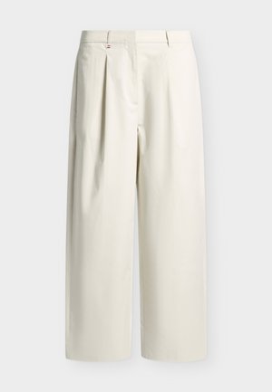 Tommy Hilfiger, BARREL PLEATED CHINO - Wide leg - light silt