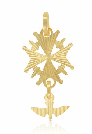 HUGENOTTEN-KREUZ  - Anhänger - gold-coloured