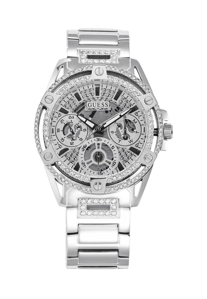 Guess Chronograph watch - silver/silver-coloured - Zalando